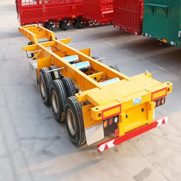 Premium 40Ft 2 Axle Gooseneck Skeletal Trailer