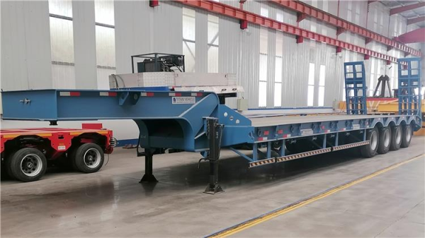 4 Axle Extendable Low Bed Trailer - 图片 2